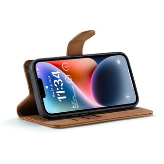 iPhone 15 Sienna Brown - 2 in 1 Book Case