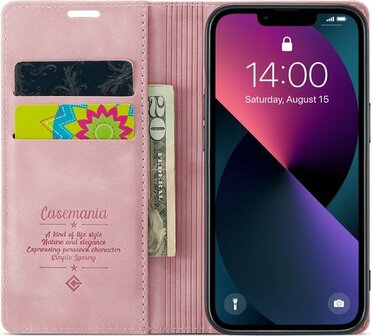 iPhone 13 Mini Pale Pink - Book Case