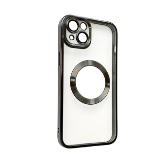 iPhone 15 Zwart - TPU Back Cover - Geschikt voor Magsafe
