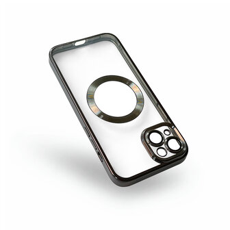 iPhone 15 Zwart - TPU Back Cover - Geschikt voor Magsafe