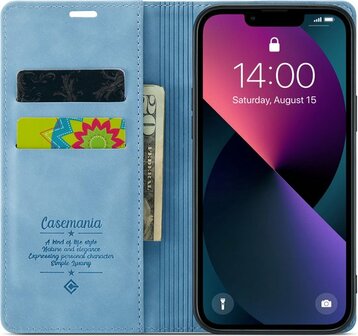 iPhone 13 Mini Sky Blue - Book Case