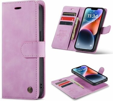 iPhone 14 Pastel Lila - 2 in 1 Book Case