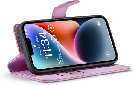 iPhone 14 Pastel Lila - 2 in 1 Book Case