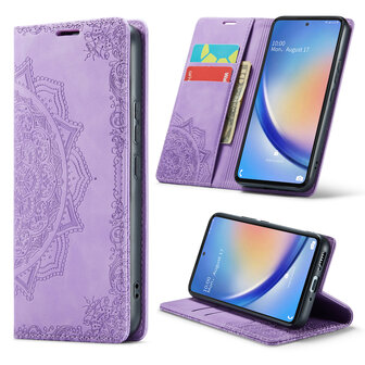 Samsung A54 5G Bright Lila - Mandala Book Case