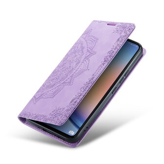 Samsung A54 5G Bright Lila - Mandala Book Case