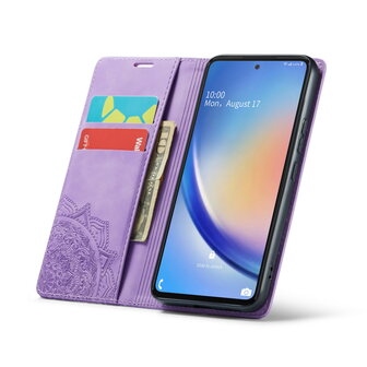 Samsung A54 5G Bright Lila - Mandala Book Case