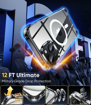 iPhone 14 Pro Transparant - Magsafe Anti Shock