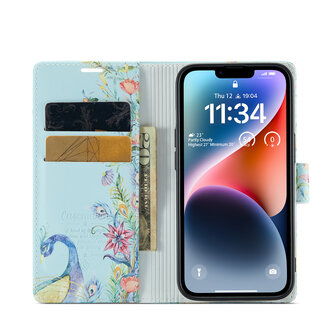 iPhone 14 met Pauw Print - Book Case