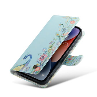 iPhone 14 met Pauw Print - Book Case
