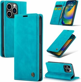 iPhone 14 Pro Max Azure Blue - Book Case