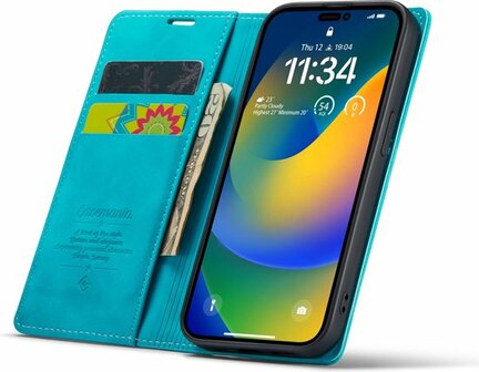 iPhone 14 Pro Max Azure Blue - Book Case