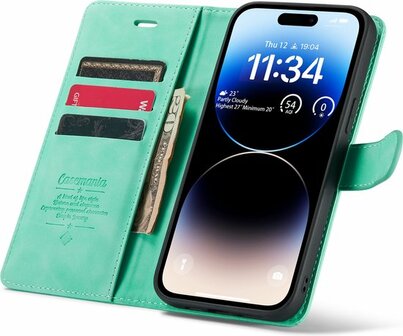 iPhone 14 Pro Tropical Mint - 2 in 1 Book Case