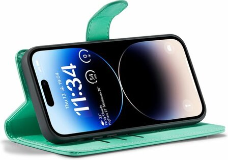 iPhone 14 Pro Tropical Mint - 2 in 1 Book Case