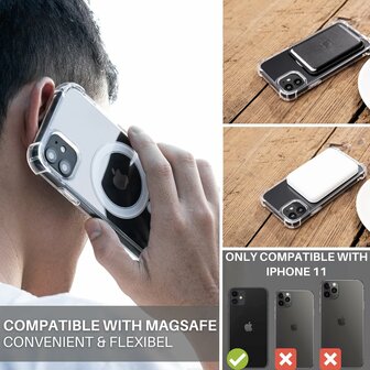 iPhone 11 Transparant - Magsafe Anti Shock