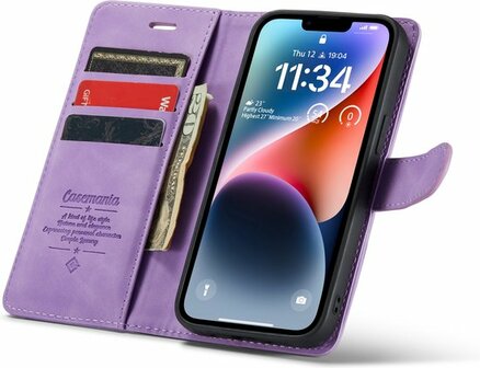 iPhone 14 Bright Lila - 2 in 1 Book Case