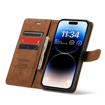 iPhone 12 Pro Max Sienna Brown - 2 in 1 Book Case