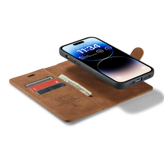 iPhone 12 Pro Max Sienna Brown - 2 in 1 Book Case