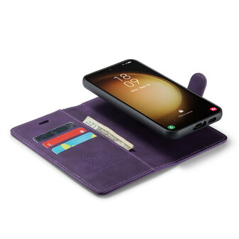 Samsung S23 Deep Purple - 2 in 1 Book Case