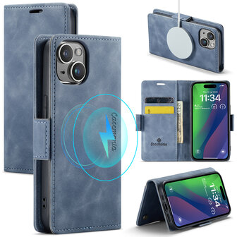 iPhone 15 Shadow Gray - MagSafe Book Case