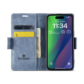 iPhone 15 Shadow Gray - MagSafe Book Case