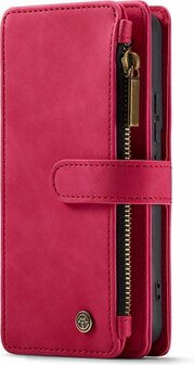 iPhone 13 Pro Royal Fuchsia - Casemania Book Case met Rits