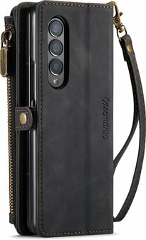 Samsung Z Fold 3 Charcoal Gray - Book Case met Rits