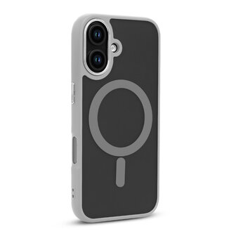 iPhone 16 Plus - Grijs - Matte Armor - Geschikt voor MagSafe