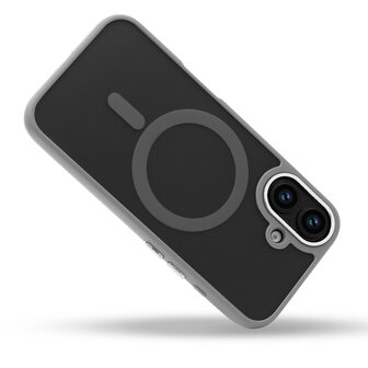 iPhone 16 Plus - Grijs - Matte Armor - Geschikt voor MagSafe