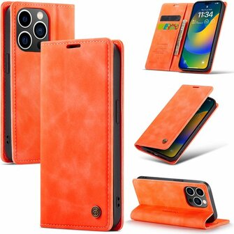 iPhone 14 Pro Topaz Orange - Book Case