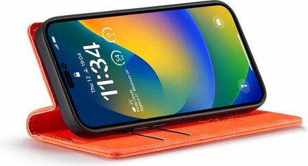 iPhone 14 Pro Topaz Orange - Book Case