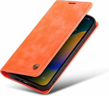 iPhone 14 Pro Topaz Orange - Book Case