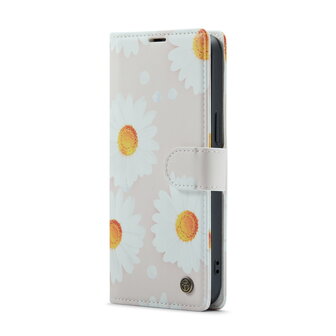 iPhone 14 Pro met Daisy Print - Book Case