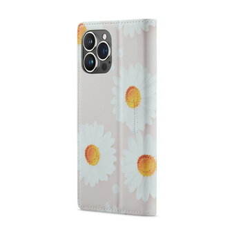 iPhone 14 Pro met Daisy Print - Book Case