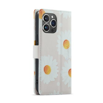 iPhone 14 Pro met Daisy Print - Book Case