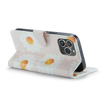 iPhone 14 Pro met Daisy Print - Book Case