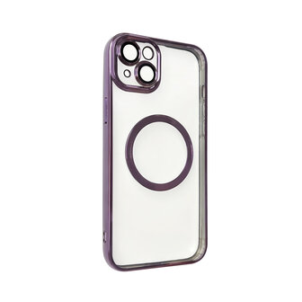 iPhone 15 Paars - TPU Back Cover - Geschikt voor Magsafe