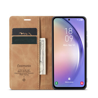Samsung A34 5G Sienna Brown - Book Case
