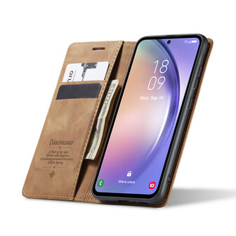 Samsung A34 5G Sienna Brown - Book Case