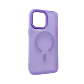iPhone 15 Paars - Extra Stevig TPU Back Cover - Geschikt voor Magsafe