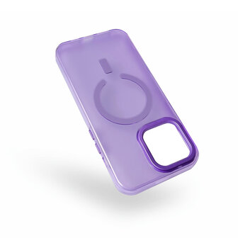 iPhone 15 Paars - Extra Stevig TPU Back Cover - Geschikt voor Magsafe