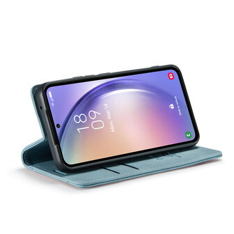 Samsung A34 5G Aqua Blue - Book Case