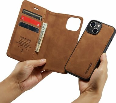 iPhone 14 Sienna Brown - 2 in 1 Book Case