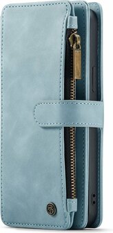 iPhone 13 Pro Aqua Blue - Book Case met Rits