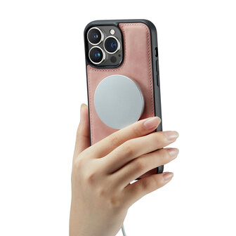 iPhone 13 Pale Pink - 2 in 1 MagSafe Book Case