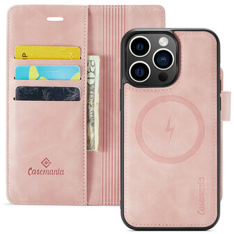 iPhone 13 Pale Pink - 2 in 1 MagSafe Book Case