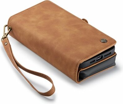 iPhone 13 Pro Max Sienna Brown - 2 in 1 Extra Vakken Book Case