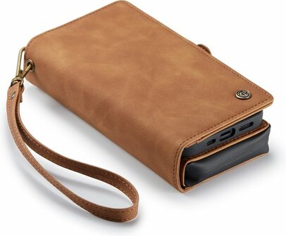 iPhone 13 Mini Sienna Brown - 2 in 1 Extra Vakken Book Case
