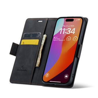 iPhone 15 Pro Max Charcoal Gray - MagSafe Book Case