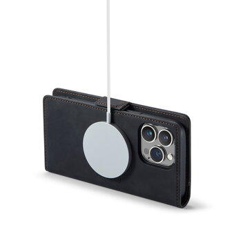 iPhone 15 Pro Max Charcoal Gray - MagSafe Book Case