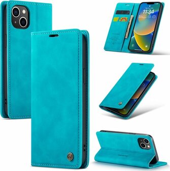 iPhone 14 Azure Blue - Book Case